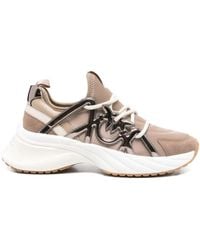 Pinko - Ariel Lace-Up Low-Top Sneakers - Lyst
