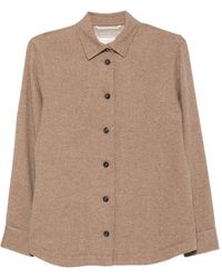Peserico - Button-Down Shirt Jacket - Lyst