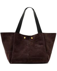 AllSaints - Rosalie Suede-Finish Tote Bag - Lyst