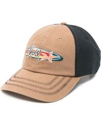 Stussy - Logo-Embroidered Baseball Cap - Lyst