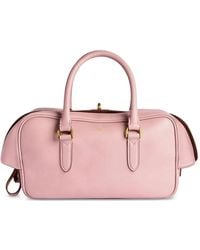 Balenciaga - Le 7 Bowling Turn-Lock Small Tote Bag - Lyst