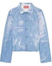 DIESEL - J-Orion Polo-Collar Bomber Jacket - Lyst
