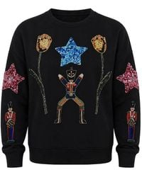 Dolce & Gabbana - Pull Brodé De Sequins - Lyst