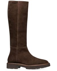 Geox - Norize Suede Knee-High Boots - Lyst