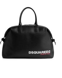 DSquared² - Logo-Print Grained Tote Bag - Lyst