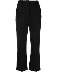 IRO - Bouclé Straight-Leg Cropped Trousers - Lyst
