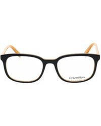 Calvin Klein - Rectangle-Frame Glasses - Lyst