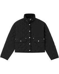 Izzue - Diamond-Quilted Jacket - Lyst