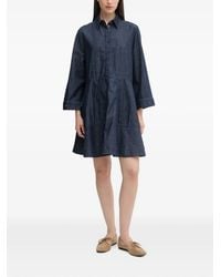 Benetton - Flared Mini Dress - Lyst