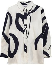 Alpha Studio - Overhemd Met Grafische Print - Lyst