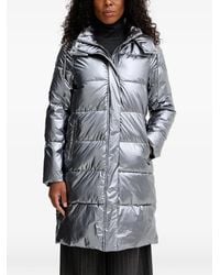 Morgan - Hooded Quilted Coat - Lyst