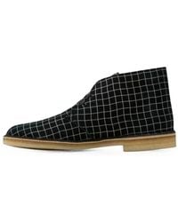 Clarks - Grid-Pattern Desert Boots - Lyst
