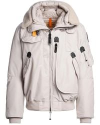 Parajumpers - Veste Bomber À Col En Peau Lainée - Lyst