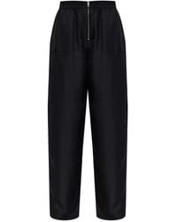 Alexander Wang - Silk Wide-Leg Trousers - Lyst