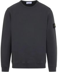 Stone Island - Cotton Sweatshirt - Lyst