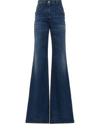 Prada Jeans svasati a vita alta - Blu