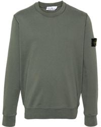 Stone Island - Sweater Met Logopatch - Lyst