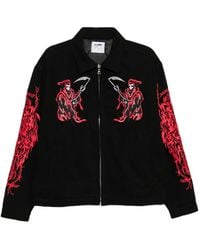 Warren Lotas - Graphic-Embroidered Jacket - Lyst