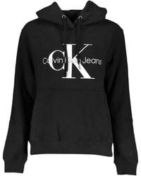 Calvin Klein - Logo-Print Hoodie - Lyst