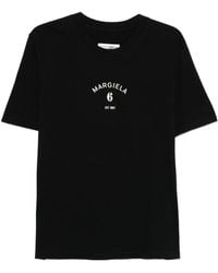 MM6 by Maison Margiela - Mannequin Print Jersey T-Shirt - Lyst