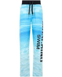 Moschino - Logo-Print Track Pants - Lyst