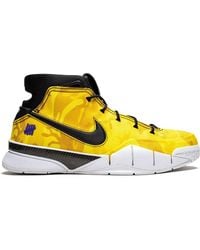 Nike - Kobe 1 Protro Undftd Pe "lebron Pe/yellow Camo" Shoes - Lyst