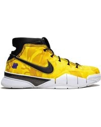 Nike - Kobe 1 Protro Undftd Pe "lebron Pe/yellow Camo" Shoes - Lyst