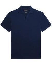 Tommy Hilfiger - Ribbed-Trim Polo Shirt - Lyst
