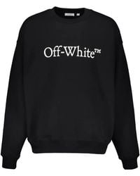 Off-White c/o Virgil Abloh - Logo Long-Sleeve Sweatshirt - Lyst