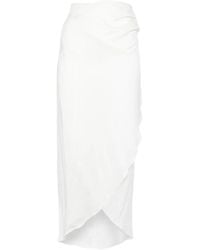 Bondi Born - Ruffled Midi Skirt - Lyst