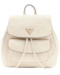 Guess - Cresidia Embossed Backpack - Lyst