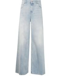 Twinset - Vaqueros con parche del logo - Lyst