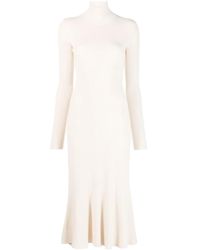 Balenciaga - ハイネック ニットドレス - Lyst