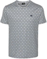Etro - T-shirt Met Abstract Patroon - Lyst