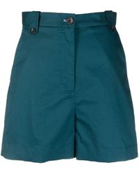 PS by Paul Smith - High Waist Shorts - Lyst