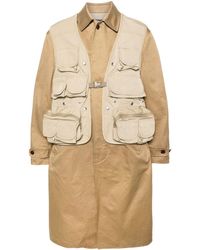 Junya Watanabe - Layered single-breasted coat - Lyst