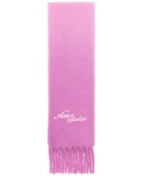 Acne Studios - ロゴ フリンジ スカーフ - Lyst