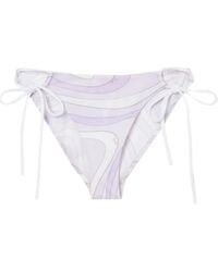 PUCCI - Marmo-Print Bikini Bottom - Lyst