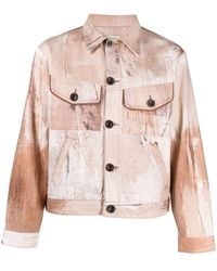 ANDERSSON BELL - Abstract-print Denim Jacket - Lyst