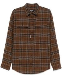DSquared² - Hemd Mit Karomuster - Lyst