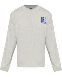 Jil Sander - Logo-Print Long-Sleeve T-Shirt - Lyst
