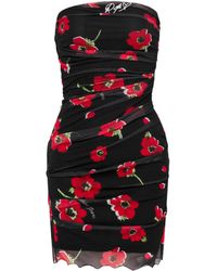 Moschino - ストラップレス ミニドレス - Lyst