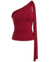 Axel 113 - Sumi Draped One-Shoulder Top - Lyst