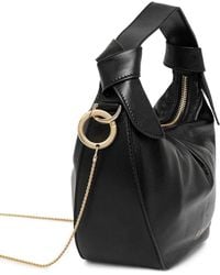 Guess - Mini Jolie knotted leather tote bag - Lyst