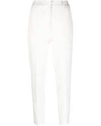Blanca Vita - Cropped Slim-fit Tailored Trousers - Lyst