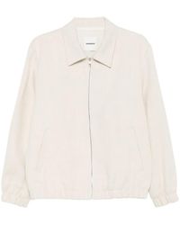Sandro - Veste Zippée À Col - Lyst