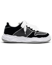 Maison Mihara Yasuhiro - Wayne Og Sole Chenille Embroidey Canvas Low-Top Sneakers - Lyst