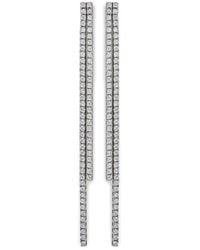 Jewels Aficionado - 18Kt Diamond Drop Earrings - Lyst