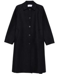 Harris Wharf London - Button-Front Raglan-Sleeve Coat - Lyst