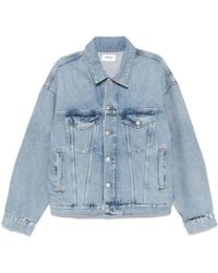 Agolde - Light Front Button Fastening Stefano Jacket - Lyst